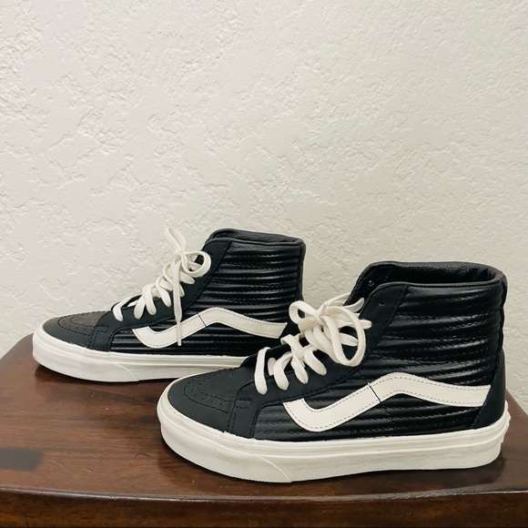 Vans The Moto Leather Sk8-Hi Reissue - Picture 10 of 12